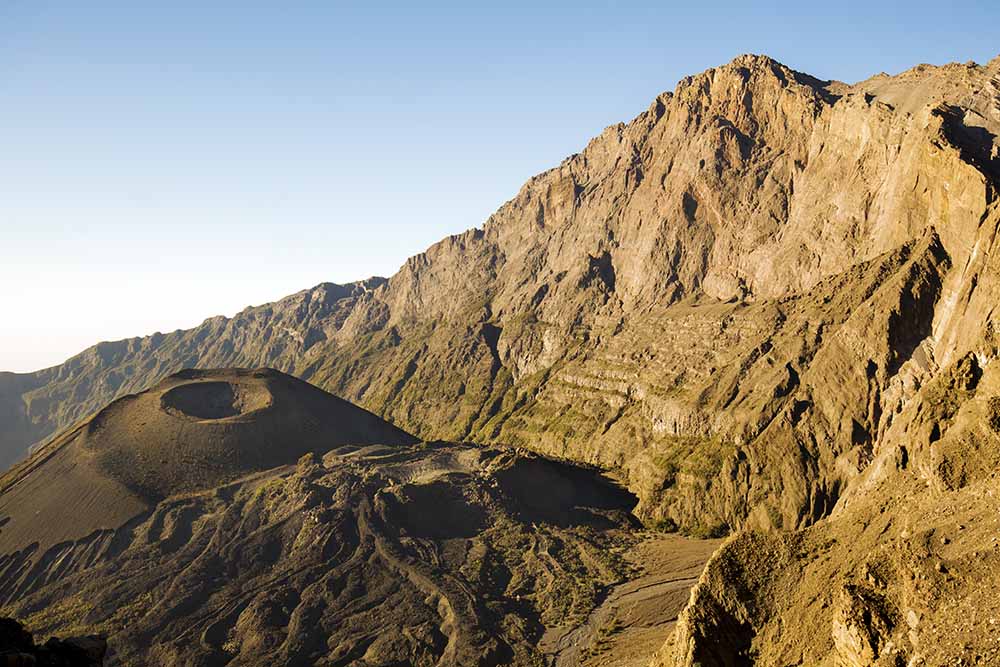 Mt. Meru volcanic cone